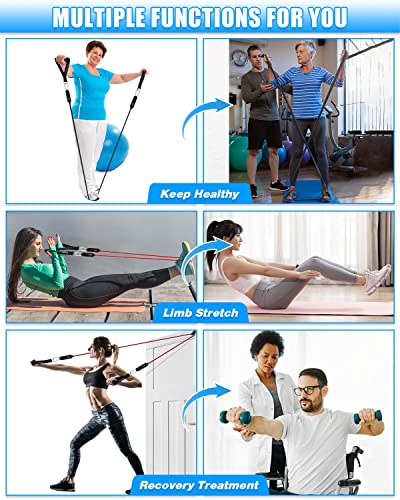Brebebe Door Anchor Strap for Resistance Bands Exercises, Multi Point Anchor Gym Attachment for Home Fitness, Portable Doo...