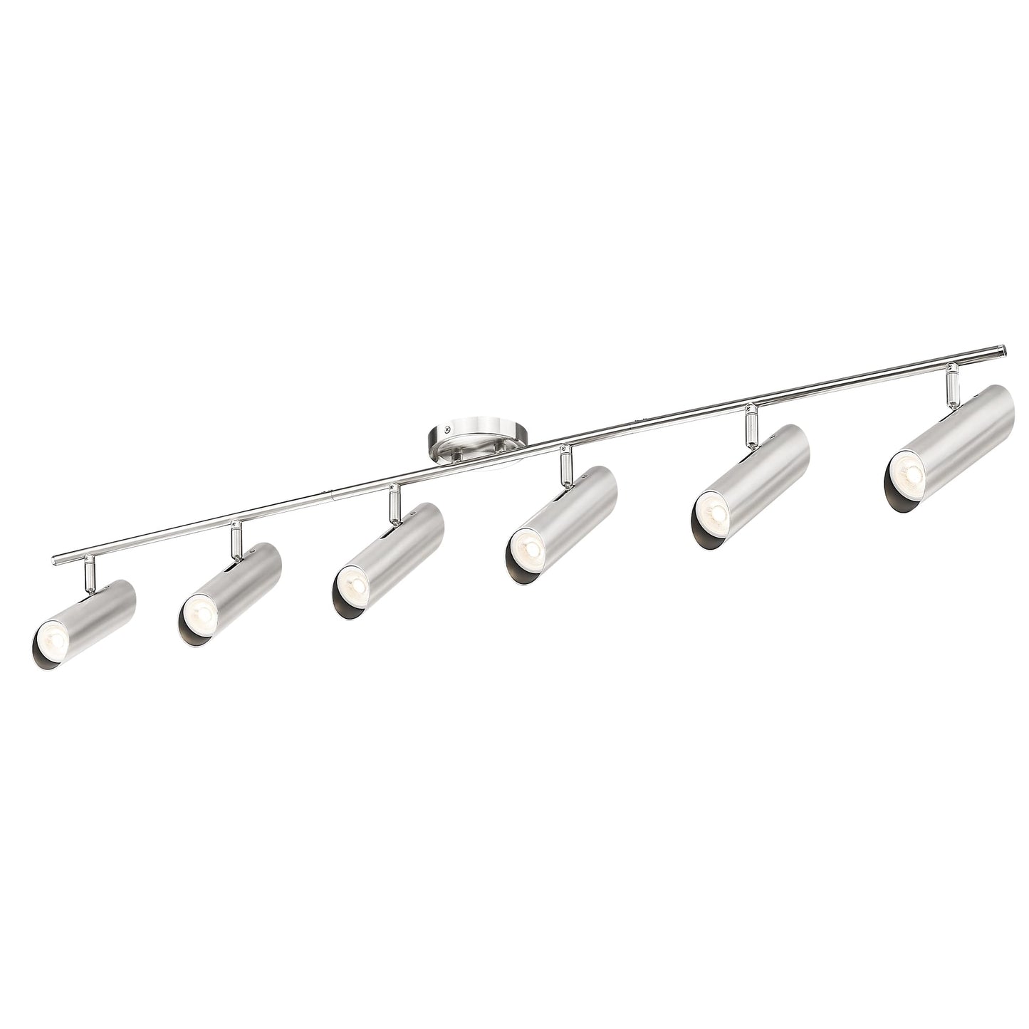 Femila 50 Led Track Lighting  3000K Led Bulbs Included  Kitchen Track Lighting Fixtures Ceiling  4Fs79Tl-6 Bn