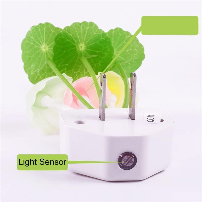 Zezhou Sensor Mushroom Night Light - 2 Pack Color Changing Plug-In Wall Led Mushroom Dream Bed Lamp For Kids mature-themeds Stocking Stuffers Ideas Birthday Gift Cute Nightlight