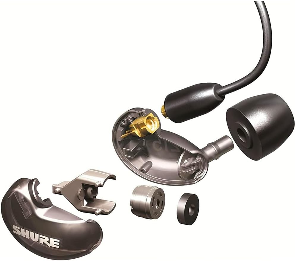 Shure SE215 PRO Wired Earbuds, Professional Sound Isolating Earphones with Clear Sound, Deep Bass, Secure in-Ear Fit, Carr...