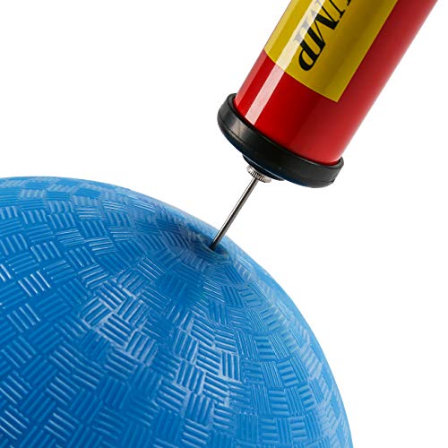 Ogrmar 6PCS 8.5 Inch Playground Balls Dodgeballs with 1 Hand Pump for Kids and Adults Dodge Ball, Kickball, Handball, Camp...