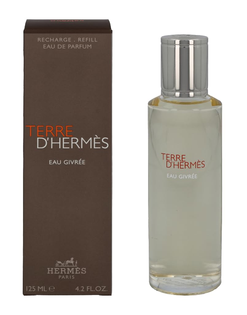 Hermes Terre d'Hermes Eau Givree for Men Eau de Parfum Spray, 4.2 Ounce (Refillable)