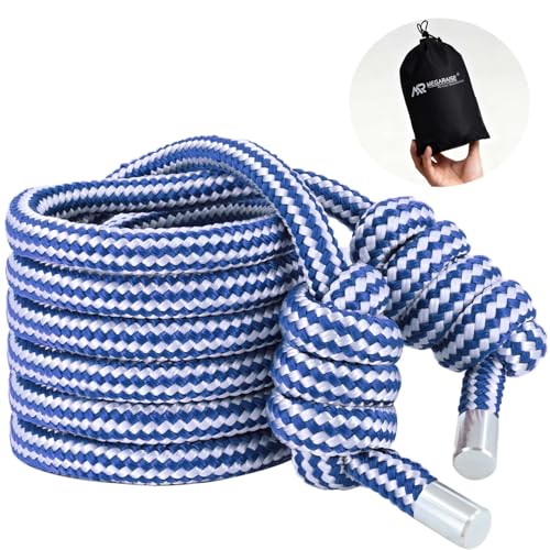 Megaraise Flow Rope Weighted Fitness Jump Rope for Women Men Workout, Adjustable 1.44lb Heavy Rope for Adult Exercise, Mob...