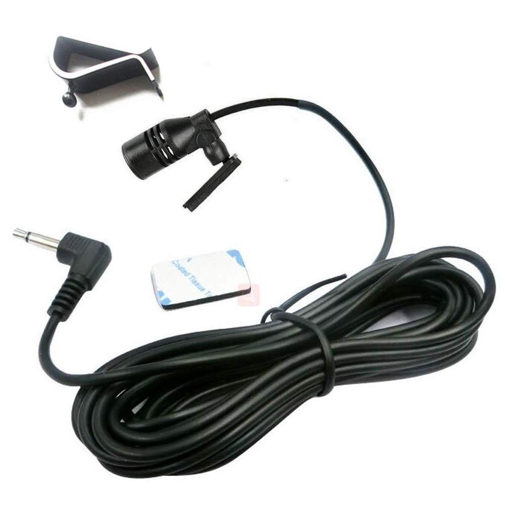 Car Microphone 3.5Mm Stereo External Mic Car Radio Microphone Compatible With Kenwood Boss Corehan Power Jvc Sony Jensen Alpine