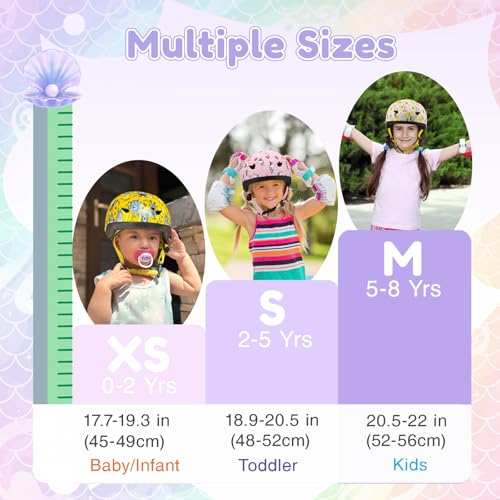 Gingili Life Toddler Bike Helmet with Gloves and Backpack Set, 3 Sizes for Baby Infant to Kids Ages 1-3 3-5 5-8+, Adjustab...