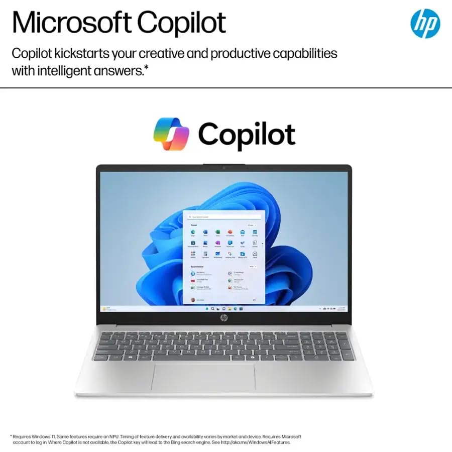 Hp 15.6 Touchscreen Business Laptop Copilot Ai, Microsoft Office Lifetime License & Windows 11 Pro, Intel 13Th Gen Core I3-1315U