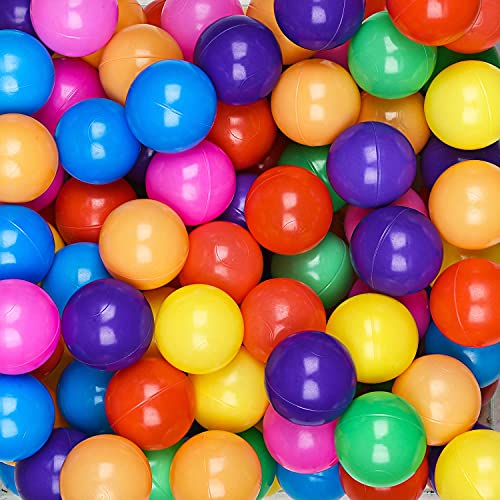 Vanland Ball Pit Balls for Baby and Toddler Phthalate Free BPA Free Crush Proof Plastic - Multicolored Pit Balls in Reusab...