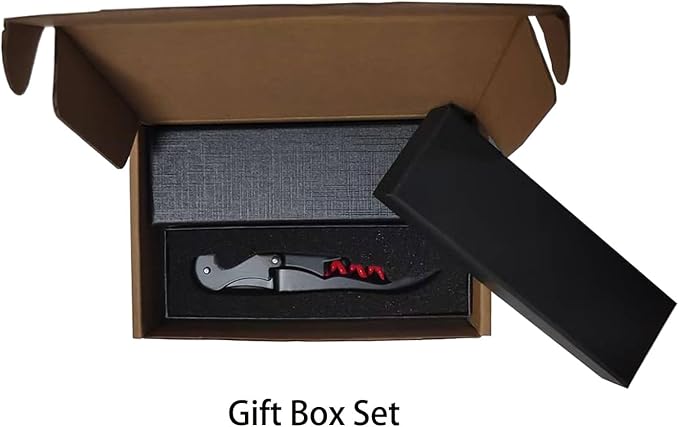 Wine Opener Waiter Corkscrew, Professional Wine Key for Servers, Bartender with Foil Cutter, Manual Wine Bottle Opener Double Hinged (20, Black Green)