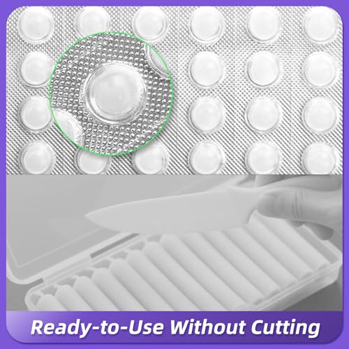 RIZUKO Orthodontic Wax for Braces - 240 Dental Wax Dots | Hygienic Individual Wraps, Mint Flavor