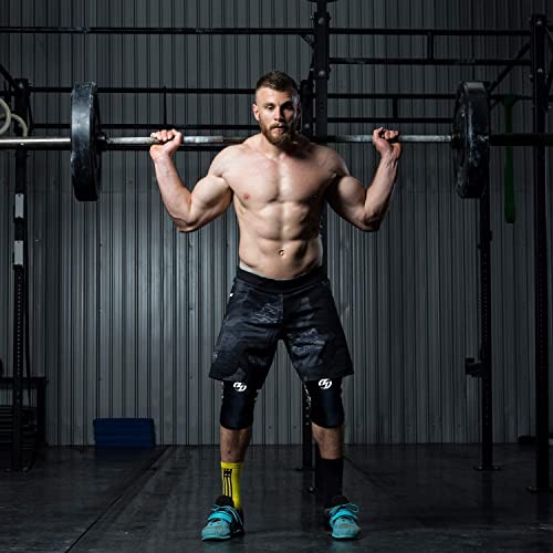 Knee Sleeves (1 Pair), 7mm Neoprene Compression Knee Braces, Great Support for Cross Training, Weightlifting, Powerliftin...