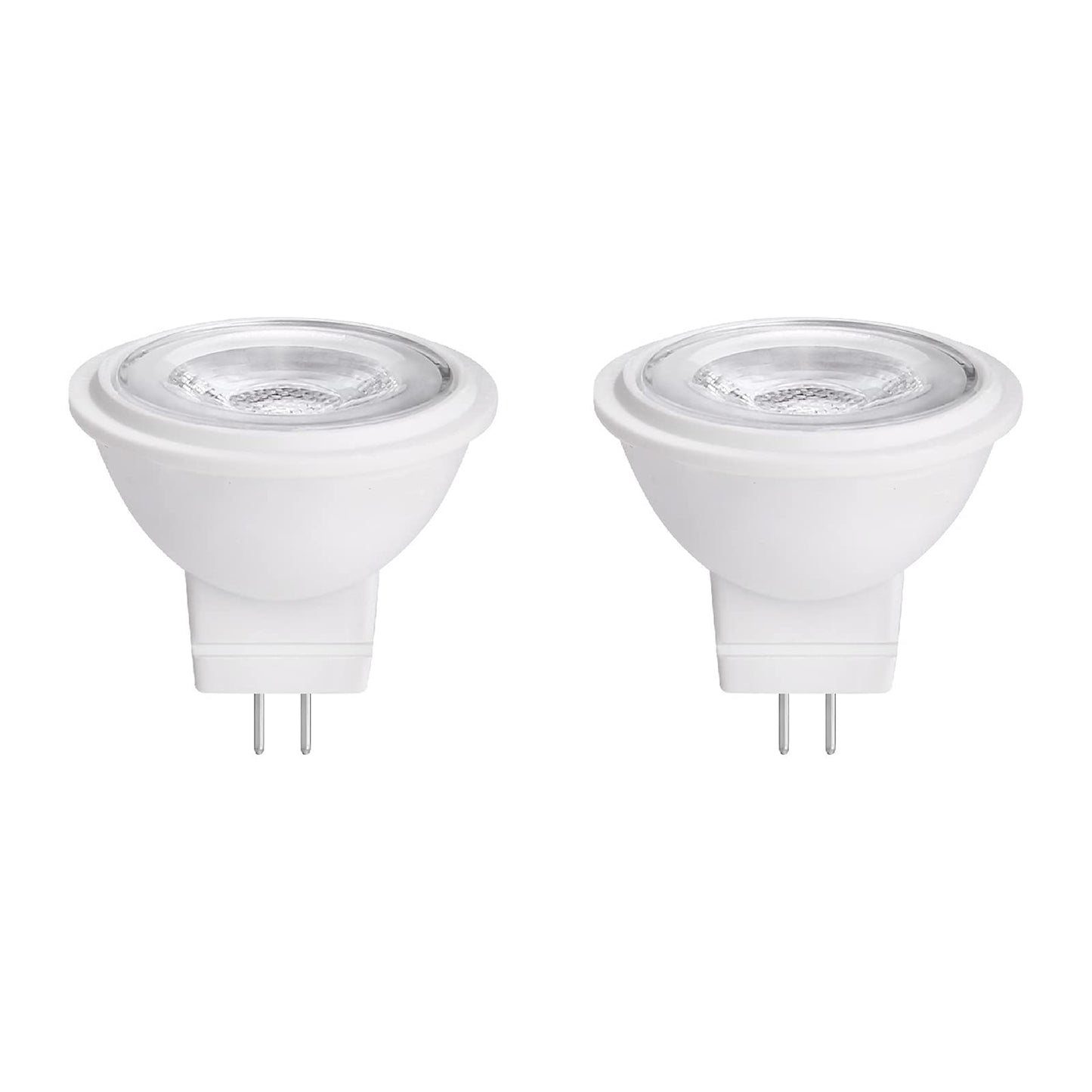 Makergroup MR11 Bi-pin LED Light Bulb 3W Warm White 2700K-3000K 2 Count for Outdoor Landscape and Indoor Recessed/Track Lighting