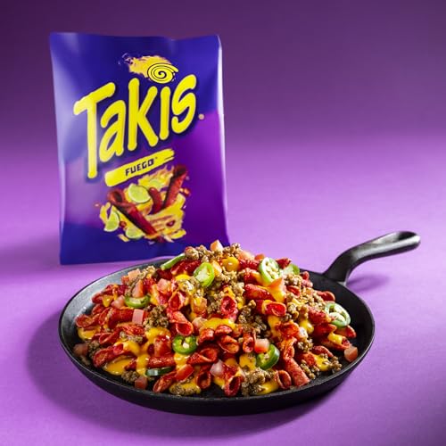 Takis 18 pc / 1 oz Variety Pack, Assorted Flavored Mixed Rolled Tortilla Chips – (5) Fuego, (5) Blue Heat, (4) Nitro, (4) ...
