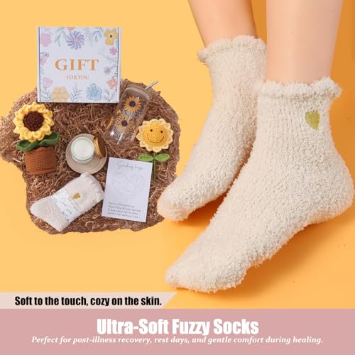 Get Well Soon Gift Baskets for Women – Surgery Recovery Gifts for Women, Feel Better and Thinking of You Care Package