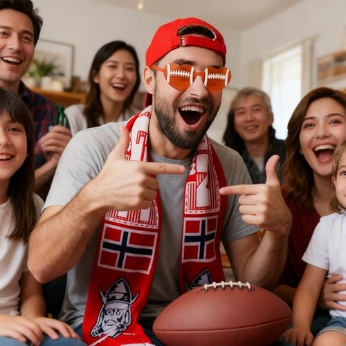 Layway 12 Pcs Sport Glasses Set Football Volleyball Soccer Basketball Sunglasses for Party Favors, Team Event Gifts
