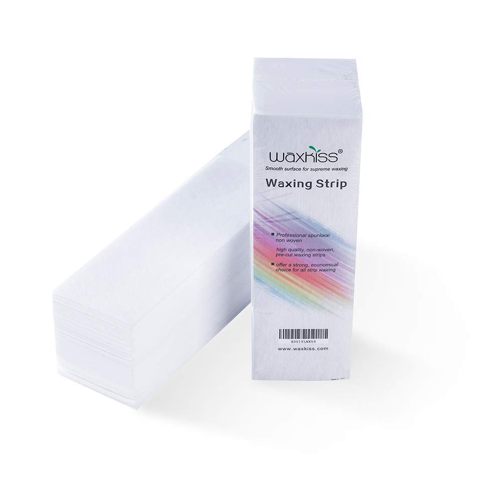 Waxkiss Beauty Non Woven Body and Facial Wax Strips Large 2.7  7.9 Hair Removal 200Pcs Epilating Strips