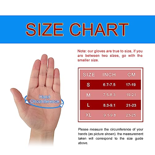 HuwaiH Bike Gloves for Men/Women, Cycling Gloves with Anti-Slip Shock-Absorbing Pad Half Finger Biking Bicycle Gloves