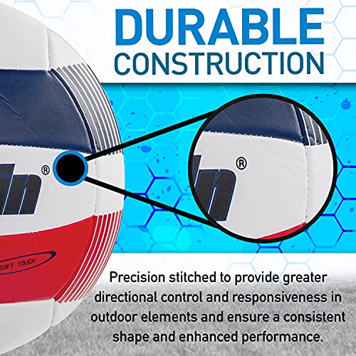 Franklin Sports Volleyball - Outdoor + Beach Volleyball - Cushioned Ball Set Great for Backyard and Beach