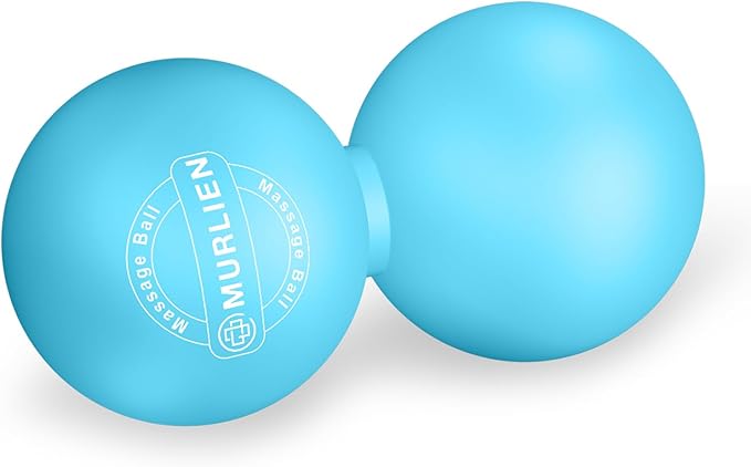 MURLIEN Peanut Massage Ball, Double Lacrosse Ball for Myofascial Release, Trigger Point Therapy, Muscle Relief, Acupoint M...