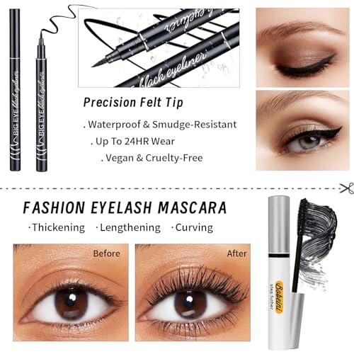 YBUETE Makeup Set Full Kit for Girls Teens Women, Makeup Present Set, Includes Eyeshadow, Foundation, Blusher, Eyebrow Pen...