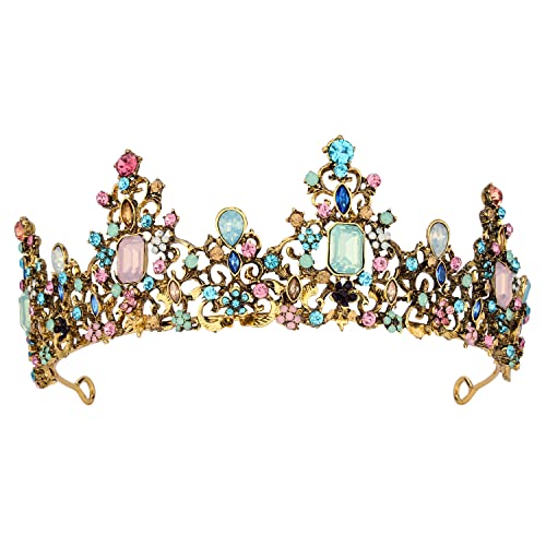 Didder Baroque Vintage Crowns and Tiaras - Royal Princess Crowns for Girls and Women - Wedding, Halloween, Christmas, Pro...