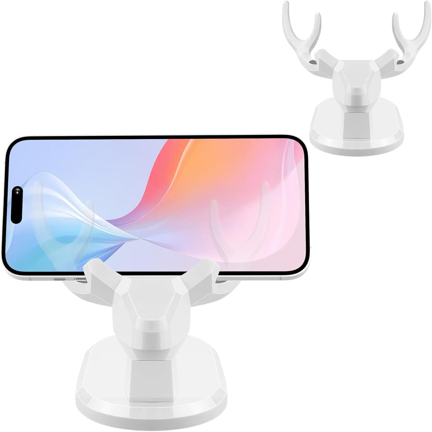 Deer Phone Stand Holder, Stocking Stuffers for Teens - Universal Adjustable Holder for iPhone Android, Cute Desktop Organizer, for Teen Boys and Girls