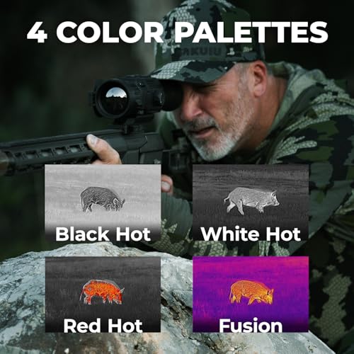 AGM Global Vision Rattler V2 Thermal Imaging Rifle Scope for Hunting. High Resolution Thermal Scope with High Sensitivity ...