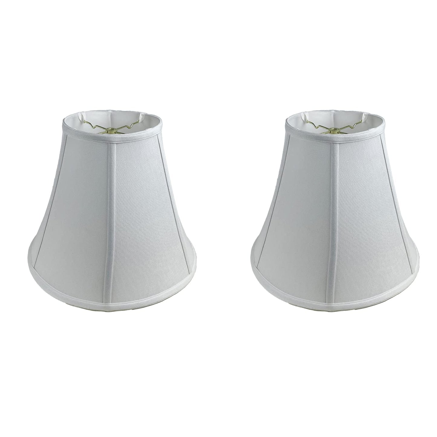 Royal Designs, Inc. Basic Lamp Shade, Linen White, 7in x 14in x 11.5in, Model BSO-704-14LNWH-2, 2-Pack