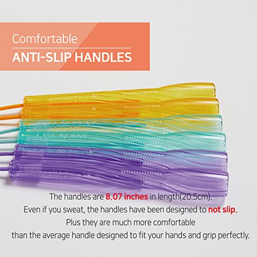 Exercise Jump Rope for Cardio, Boxing, CrossFit - Adjustable Skipping Rope for Men and Women, Lightweight, Tangle Free, Ma...