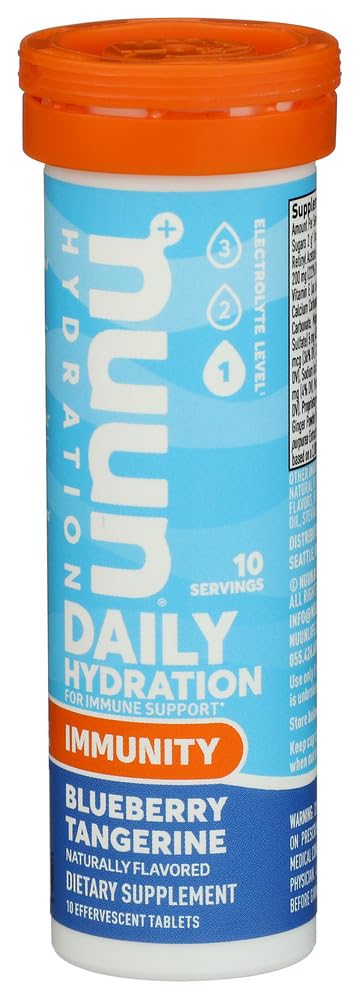 Nuun Immunity Blueberry Tangerine, 10 Drink Tablets