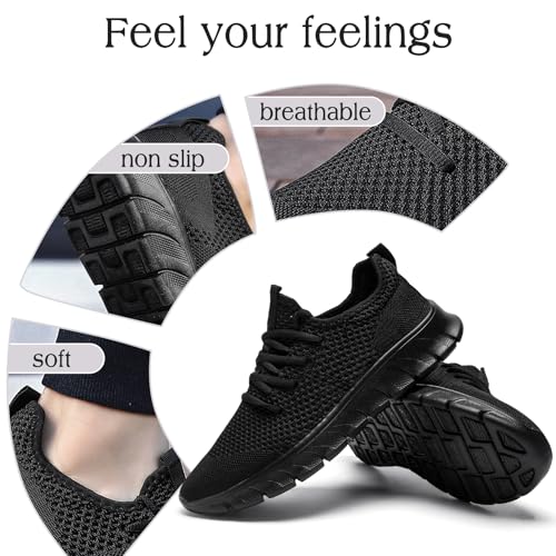 DaoLxi Women Running Shoes Tennis Sneakers Slip on Walking Gym Non Slip Work Workout Jogging Shoe