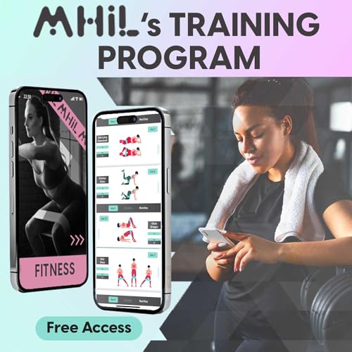 Fabric Resistance Bands for Women & Men – 4 Durable Exercise Bands for Working Out, Non-Slip & Non-Pinching Workout Bands...