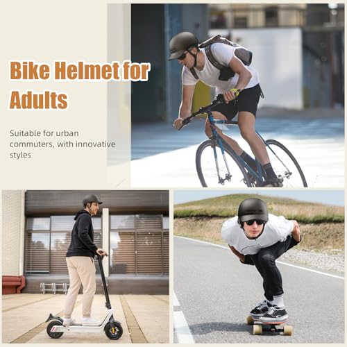 Bike Helmet, Shinmax Baseball Cap Adult Bike Helmets for Men Women Bicycle Helmet Lightweight Adjustable Cycling Helmet fo...