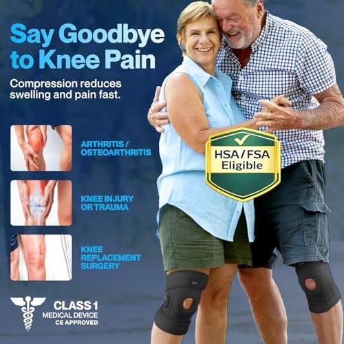 Modvel ELITE Knee Brace for Men & Women – Patella Gel Pads & Side Stabilizers for ACL, Meniscus Tear, Arthritis & Injury R...