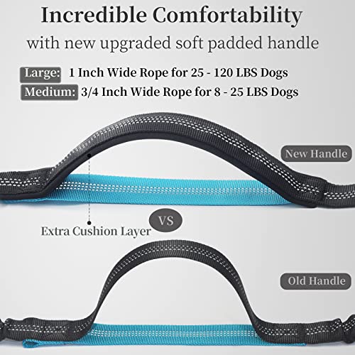 iYoShop Hands Free Dog Leash with Zipper Pouch, Dual Padded Handles and Durable Bungee for Walking, Jogging and Running Yo...
