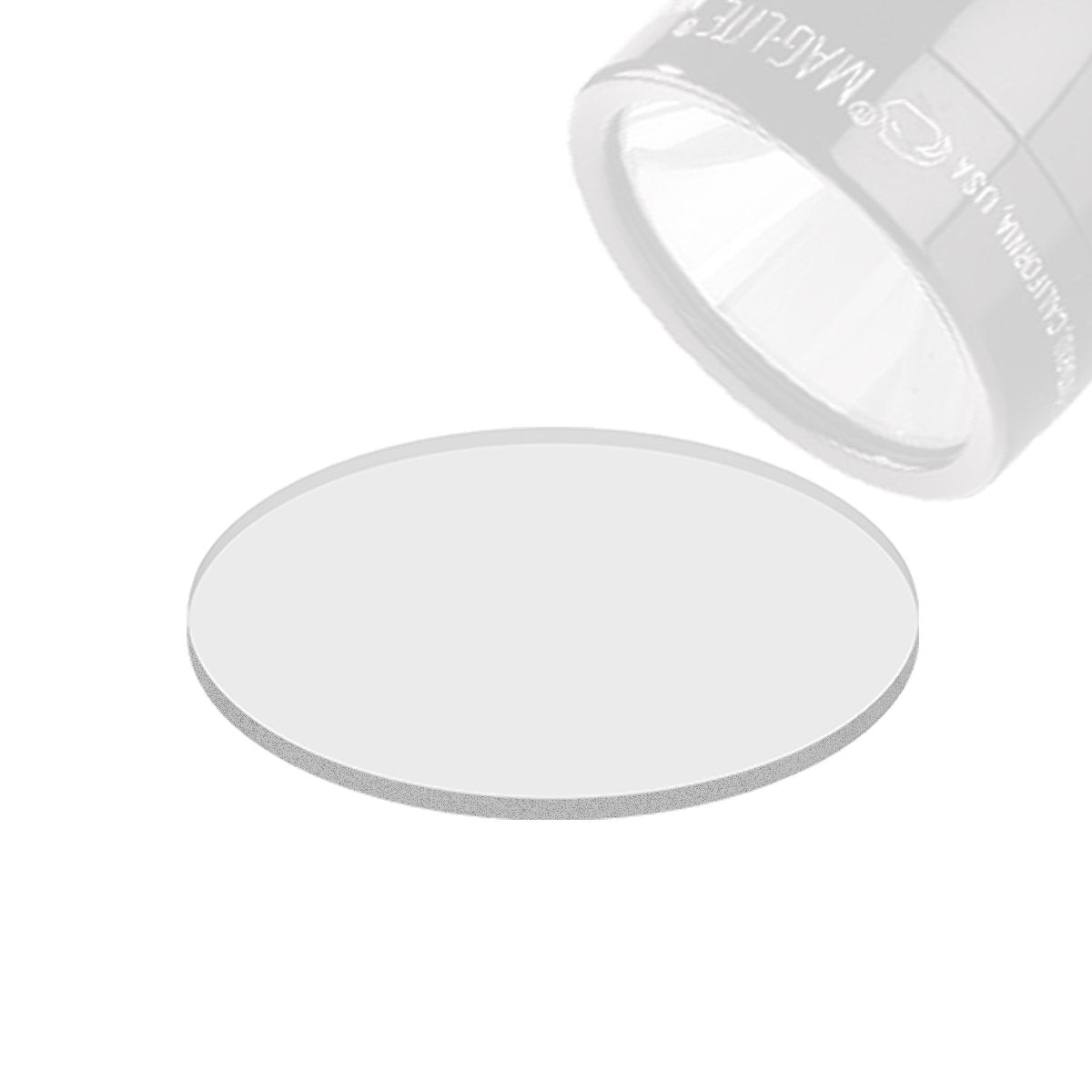 Weltool Lens for Maglite C/D Cell Flashlights - Tempered Glass, Shatterproof, UltraClear, 3 Lenses, Model 71057