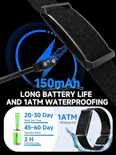 Smart Bracelet for Men Women, Health Activity Fitness Trackers, 24/7 Continuous Blood Pressure/Heart Rate Monitor, 24H Sle...