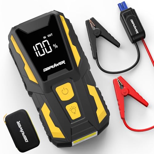 DBPOWER 5000A Jump Starter, 74Wh Car Battery Jump Starter for Up to 10.0L Gas and 8.0L Diesel Engine, 12V Portable Jump Bo...