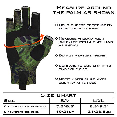 KastKing Sol Armis Sun Gloves UPF50+ Fishing Gloves UV Protection, Sun Protection for Outdoor, Kayaking, Rowing