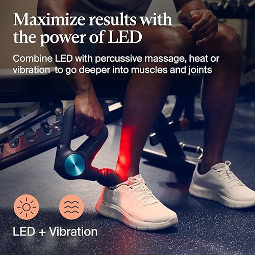 Therabody Theragun PRO Plus - 6-in-1 Deep Tissue Percussion Massage Gun, Handheld Personal Massager for Full Body Pain Rel...