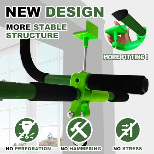 Doorway Swing for Kids & Door Pull Up Bar for Adults - Indoor Kid Swing with 4pcs Accessories - Multi-Function Doorway Gym...