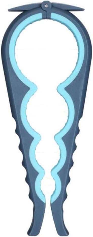 Jar Opener Can Opener Bottle Opener for Seniors, Arthritis Hands and Anyone with Low Strength, Arthritis Jar Openers Get Lids Off Easily(Blue)