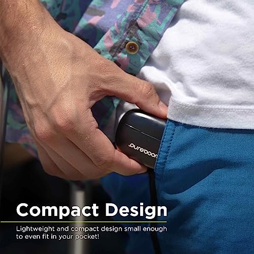PureGear PureBoom Wireless Earbuds for Enhanced Sound, Touch Control Stereo Headphones in Ear Built-in Mic for iPhone/Andr...