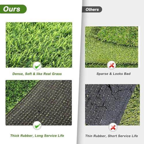 CooZero Artificial Grass, Professional Dog Grass Mat, Potty Training Rug and Replacement Turf Outdoor Rug Patio Lawn Decor...