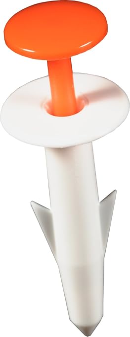 Pop Up Timer; The Original Pop Up Disposable Cooking Thermometer; 145 Degree (Orange) Large - Pack of 10