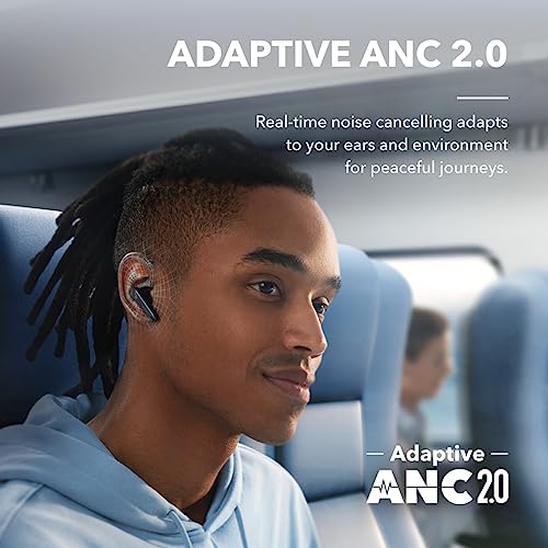 Soundcore by Anker Liberty 4 NC Wireless Earbuds, 98.5% Noise Reduction, Adaptive Noise Cancelling to Ears and Environmen...