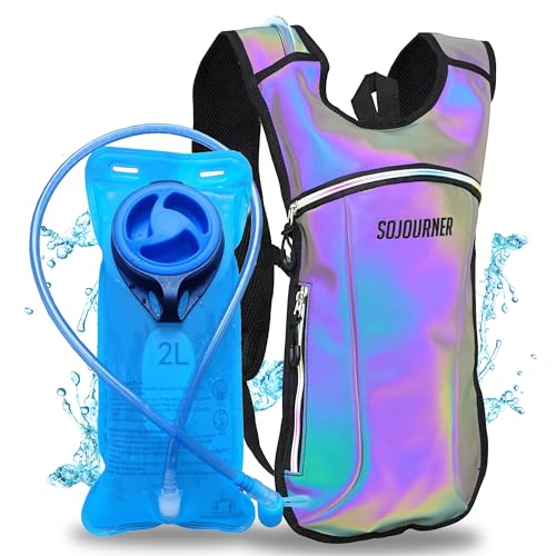 Sojourner Rave Hydration Pack - Hydration Backpack - Hydropack with 2L Bladder - Water Backpack for Festivals, Hiking, Run...