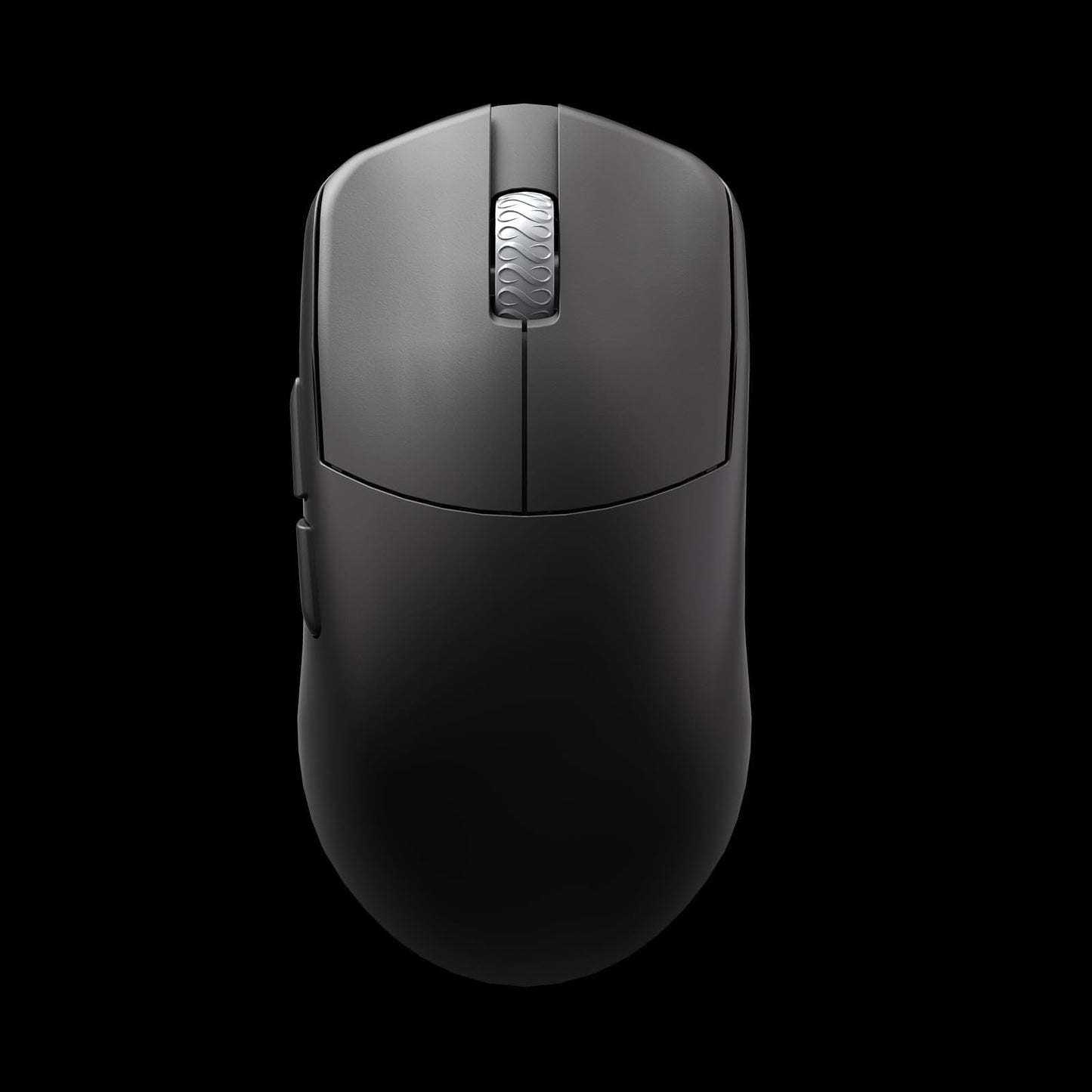 Lamzu Maya X Wireless Gaming Mouse, Ultra Lightweight 47g, Optical Switch, Maximum 30000 DPI, Symmetrical, MCU Nordic 52840, Dust-Proof Encoder, PAW3950 Sensor(Larger Maya) (Black)
