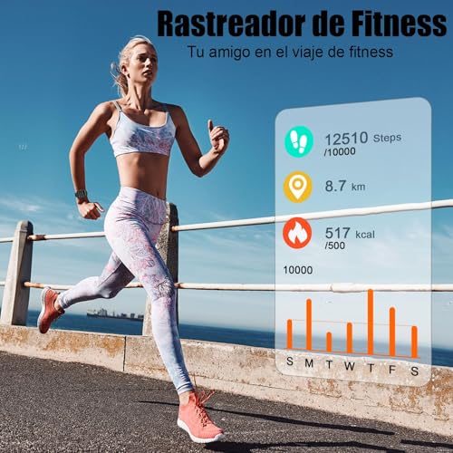 Smart Watch for Men Women (Answer/Make Call), 1.96" HD Fitness Tracker Running Watch, IP68 Waterproof,Pedometer, Sleep/Ste...