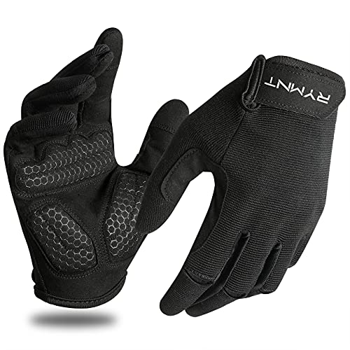 RYMNT Full Fingers Workout Gloves for Women & Men - Gym Gloves with Extra Grip Foam Padding & Anti-Slip for Fitness, Train...