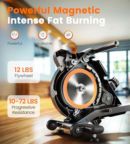 YOSUDA Magnetic/Water Rowing Machine for Home - Rower Machine Use with Bluetooth, App Supported, Rowing Machine for Beginn...